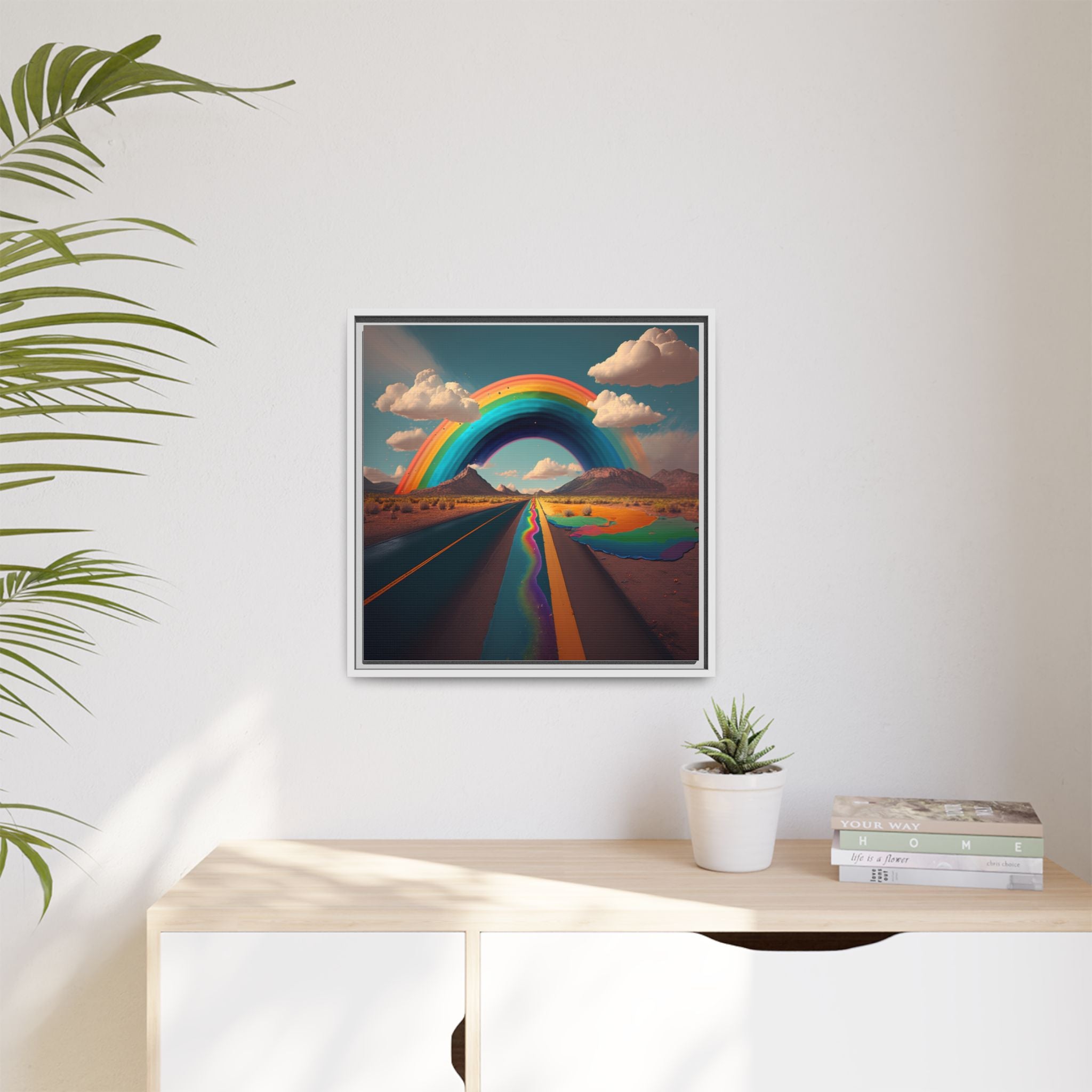 Road to Color, Art Print — Colorful Modern Wall Canvas