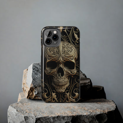 Metallic Chrome Skulls and Classic Designed 8 Tough Phone Cases