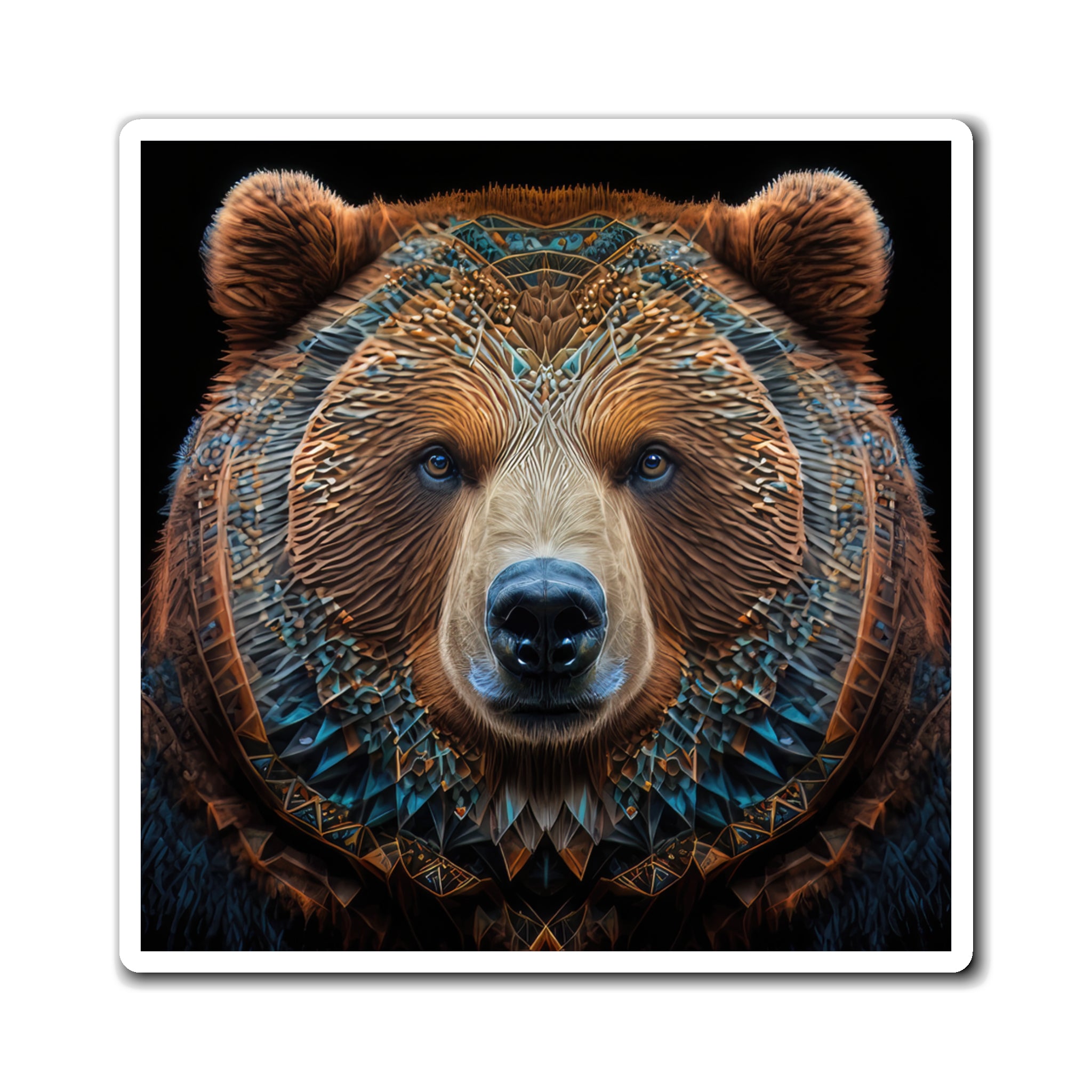 Magnificent Navajo Bear Style Five Magnets