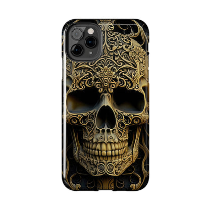 Metallic Chrome Skulls and classic Designed 4 Tough Phone Cases