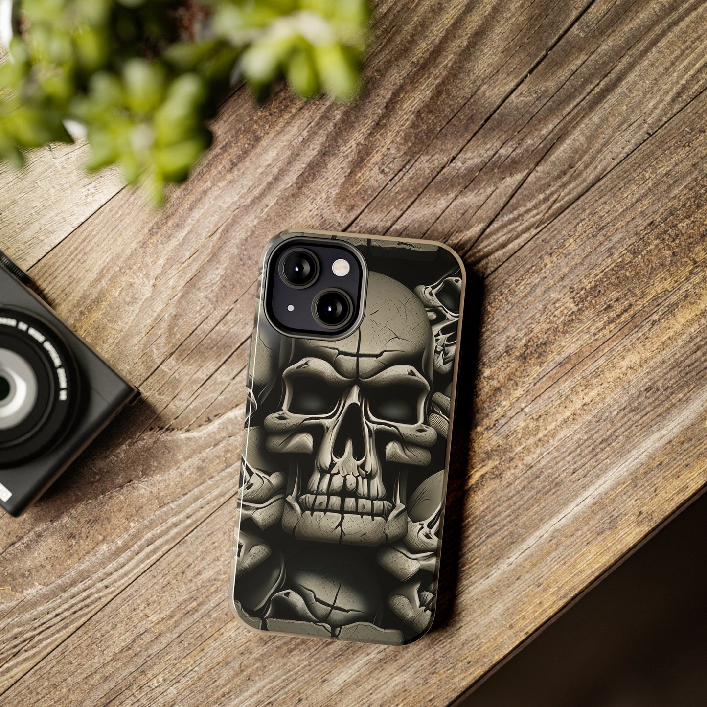 Metallic Chrome Skulls and classic Designed 12 Tough Phone Cases