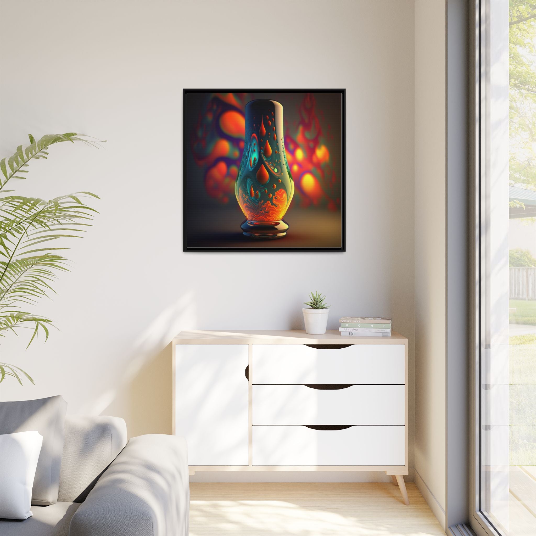 Molten Reverie, Art Print — Colorful Modern Wall Canvas