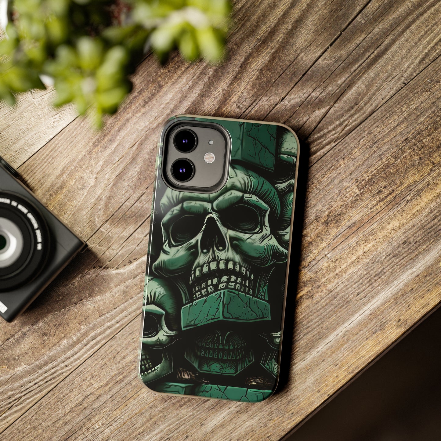 Metallic Chrome Skulls and classic Designed 15 Tough Phone Cases