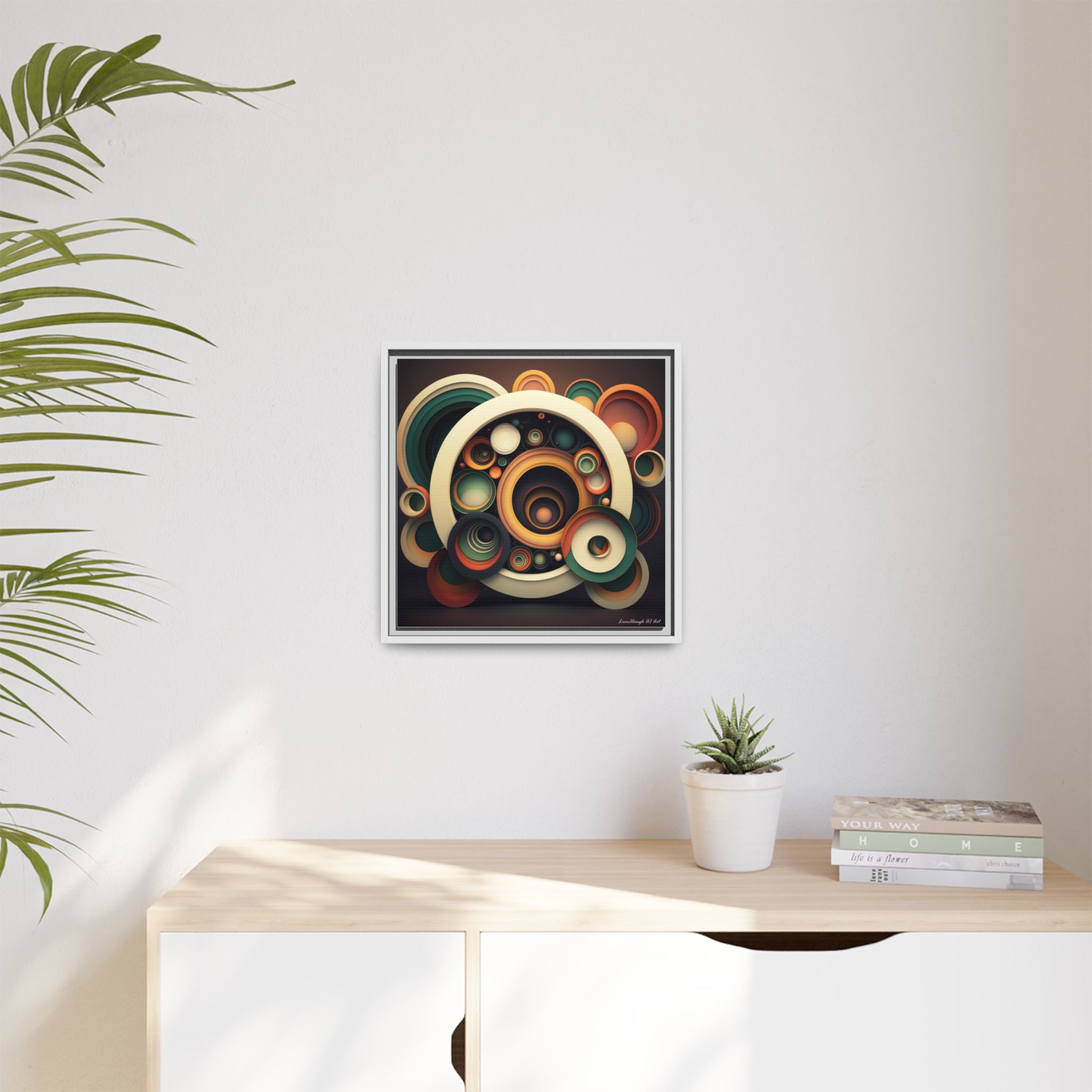 Inner Resonance, Art Print — Colorful Modern Wall Canvas