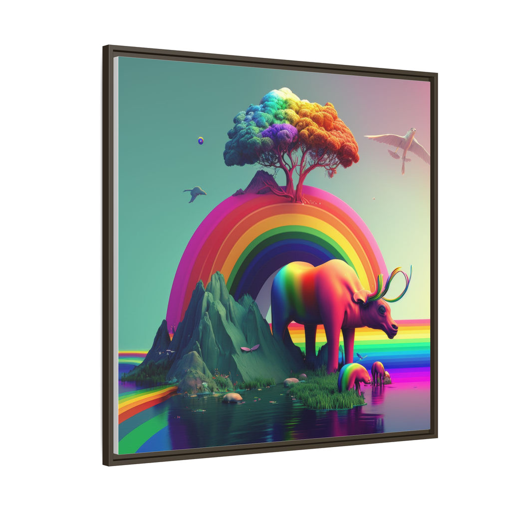 Sanctuary of Color, Art Print — Colorful Modern Wall Canvas