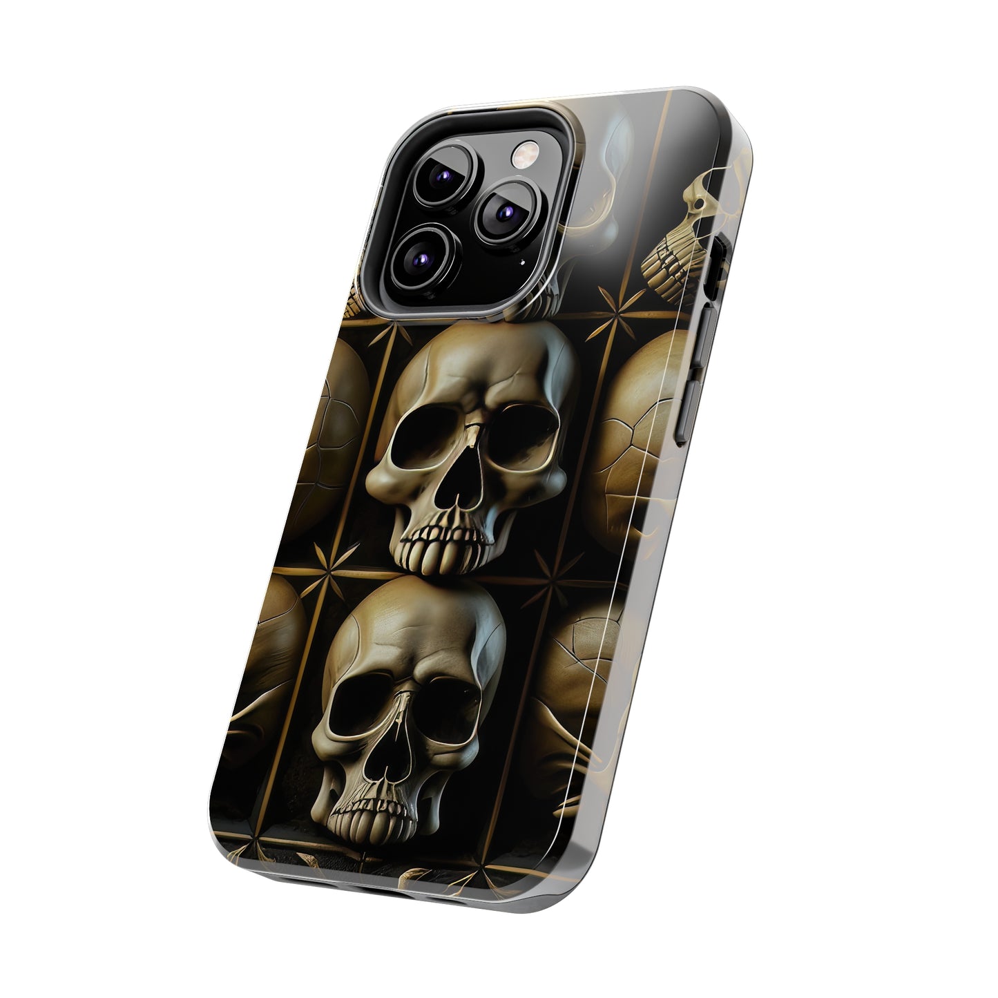 Metallic Chrome Skulls and classic Designed 19 Tough Phone Cases