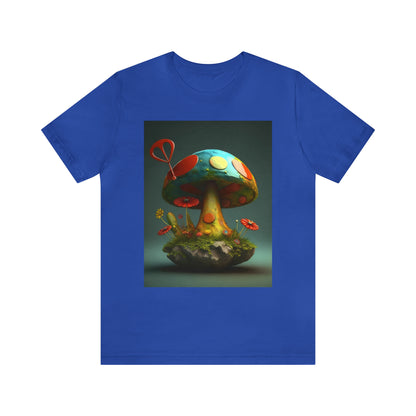 Hippie Mushroom Color Candy Style Design Style 4 Unisex Jersey Short Sleeve Tee