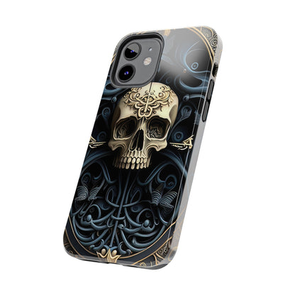 Metallic Chrome Skulls and classic Designed 6 Tough Phone Cases