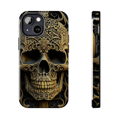 Metallic Chrome Skulls and classic Designed 4 Tough Phone Cases