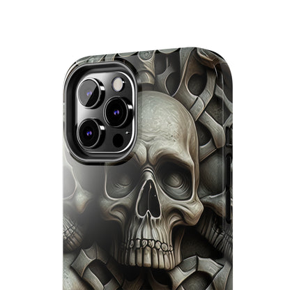 Metallic Chrome Skulls and classic Designed 19 Tough Phone Cases