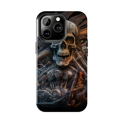 Skull Motorcycle Rider, Ready to Tear Up Road On Beautiful Bike 8 Tough Phone Cases