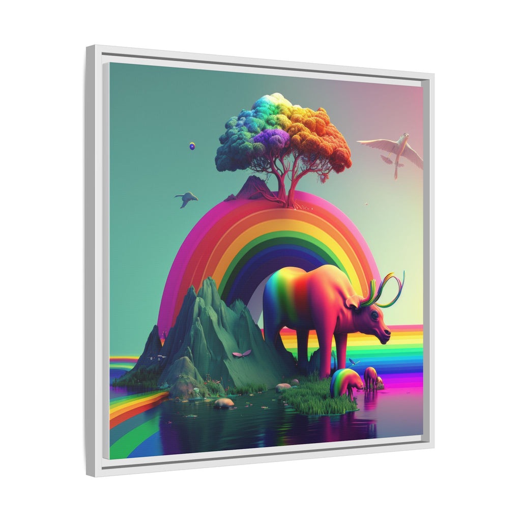 Sanctuary of Color, Art Print — Colorful Modern Wall Canvas