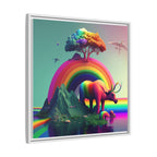 Sanctuary of Color, Art Print — Colorful Modern Wall Canvas