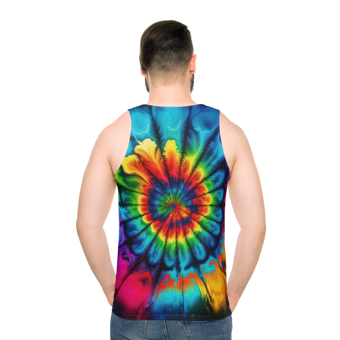 Bold And Beautiful Tie Dye Style Two 2 Unisex Tank Top (AOP)