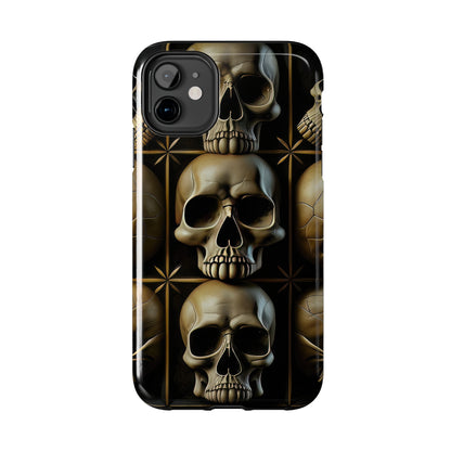 Metallic Chrome Skulls and classic Designed 19 Tough Phone Cases