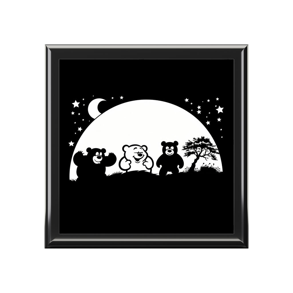 Moonlit Bear Companions, Jewelry- Stash- Collection Box