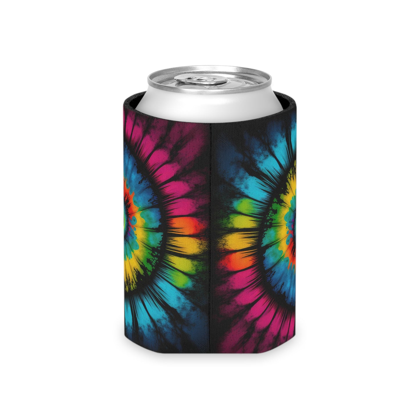 Bold And Beautiful Tie Dye Style Four Can Cooler