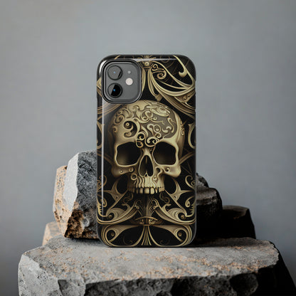 Metallic Chrome Skulls and classic Designed 7 Tough Phone Cases