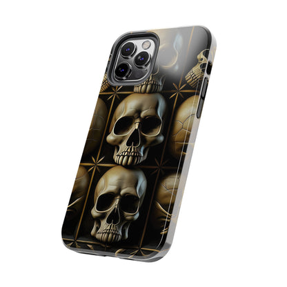 Metallic Chrome Skulls and classic Designed 19 Tough Phone Cases