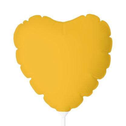 Bold And Beautiful Butterfly Tie Dye Style 3, Yellow Balloon (Round and Heart-shaped), 11"