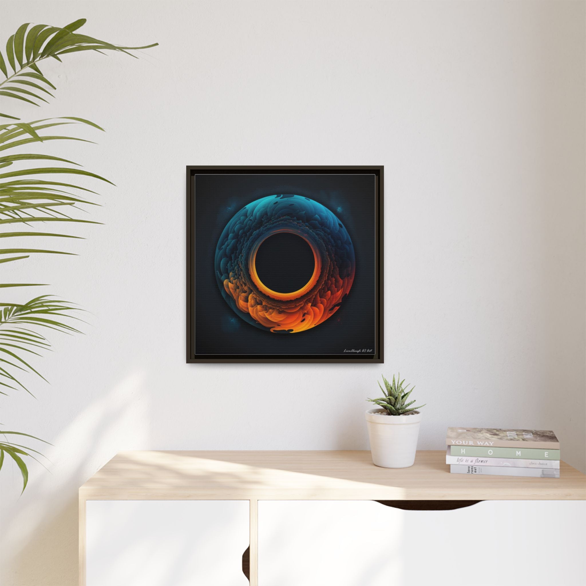 Molten Silence, Art Print — Colorful Modern Wall Canvas