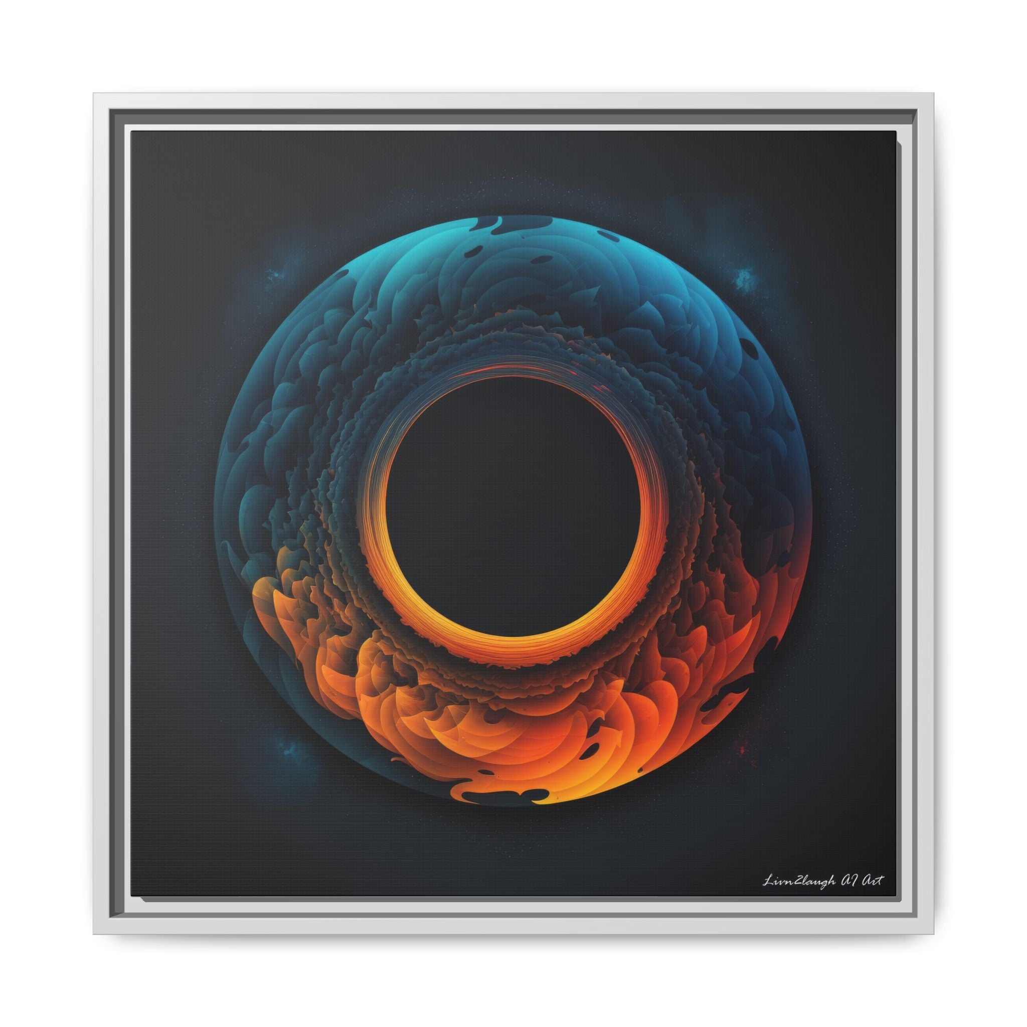 Molten Silence, Art Print — Colorful Modern Wall Canvas