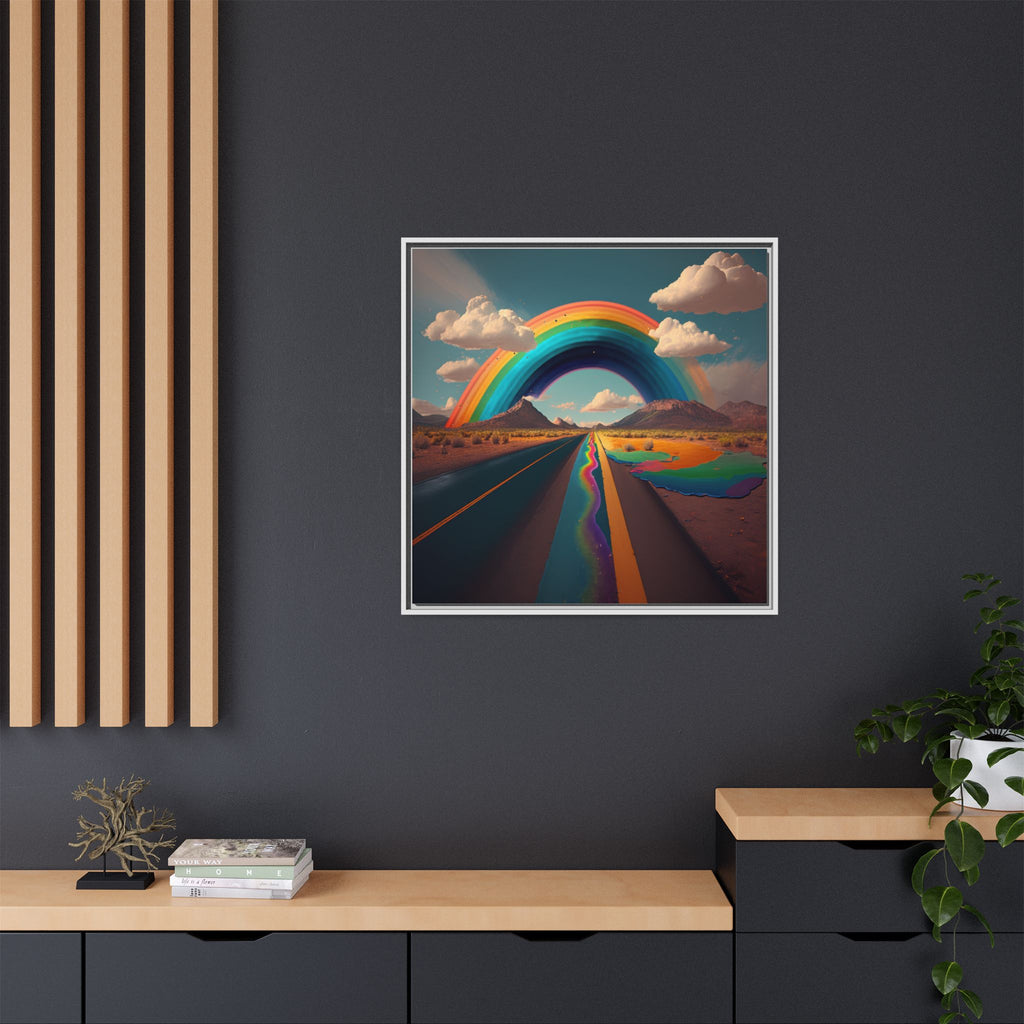 Road to Color, Art Print — Colorful Modern Wall Canvas
