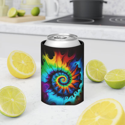 Bold And Beautiful Tie Dye Style One Can Cooler