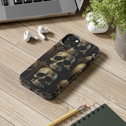 Metallic Chrome Skulls and classic Designed 19 Tough Phone Cases