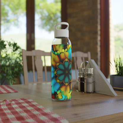 Bold And Beautiful Tie Dye B 3 Sky Water Bottle