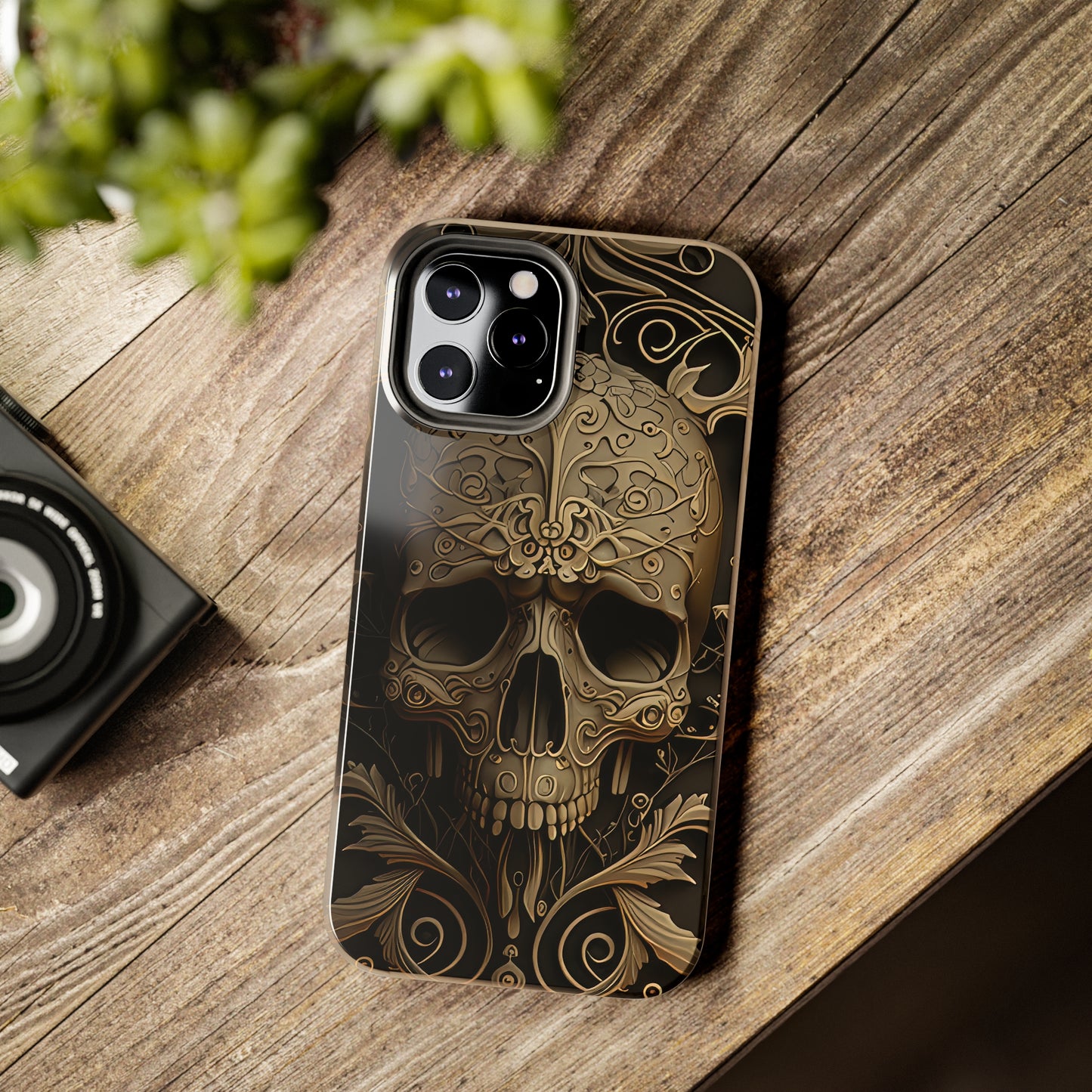 Metallic Chrome Skulls and classic Designed 5 Phone Cases
