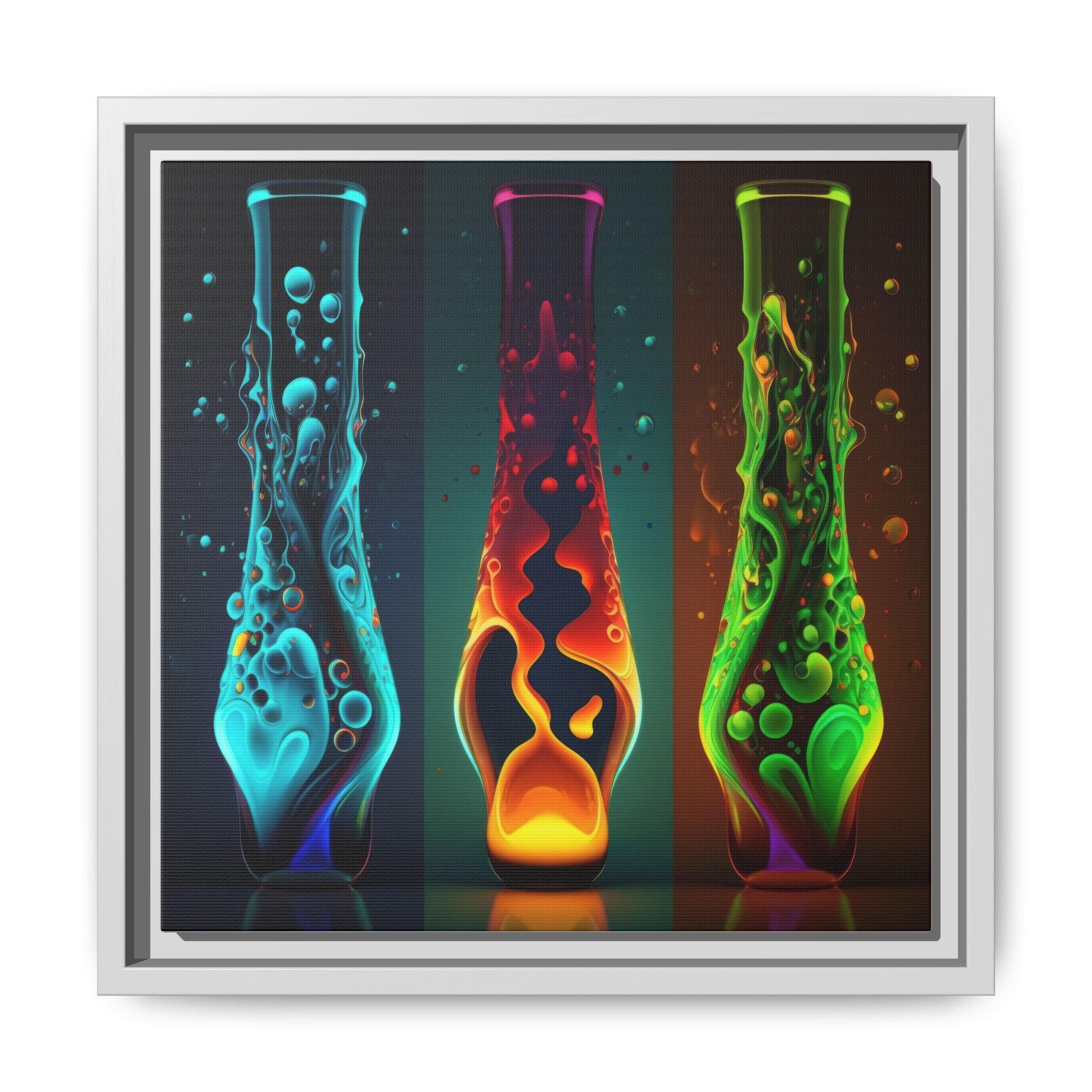 Three States of Flow, Art Print — Colorful Modern Wall Canvas