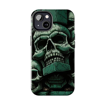 Metallic Chrome Skulls and classic Designed 15 Tough Phone Cases