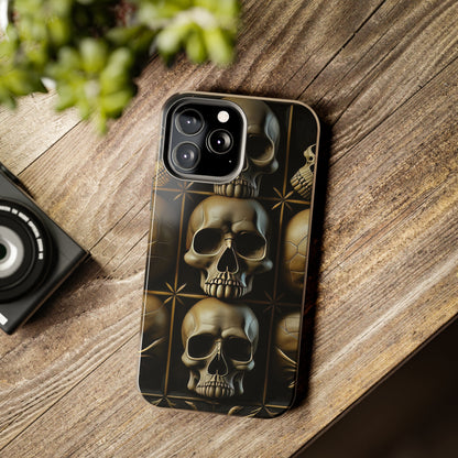 Metallic Chrome Skulls and classic Designed 19 Tough Phone Cases