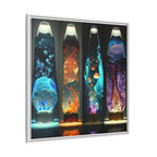 Elemental Currents, Art Print — Colorful Modern Wall Canvas