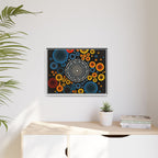 Harmonic Orbits, Matte Canvas, Framed (Multi-color)