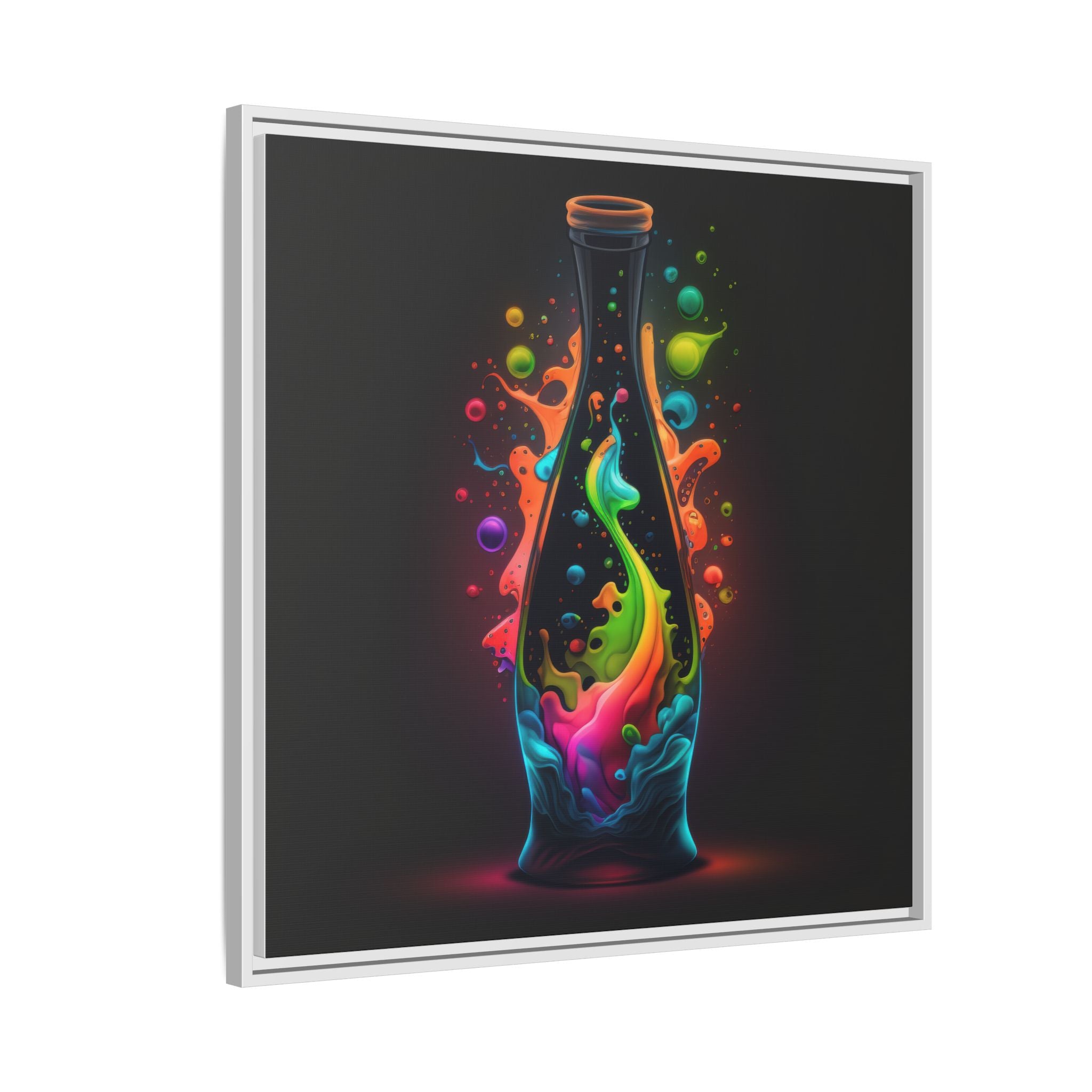 Chromatic Ascent, Art Print — Colorful Modern Wall Canvas