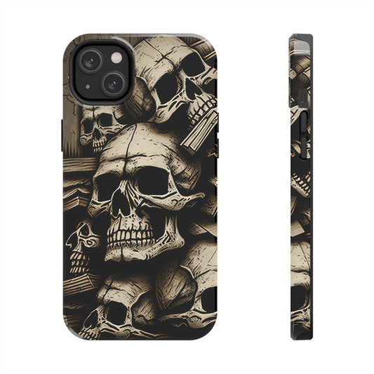 Metallic Chrome Skulls and classic Designed 14 Tough Phone Cases