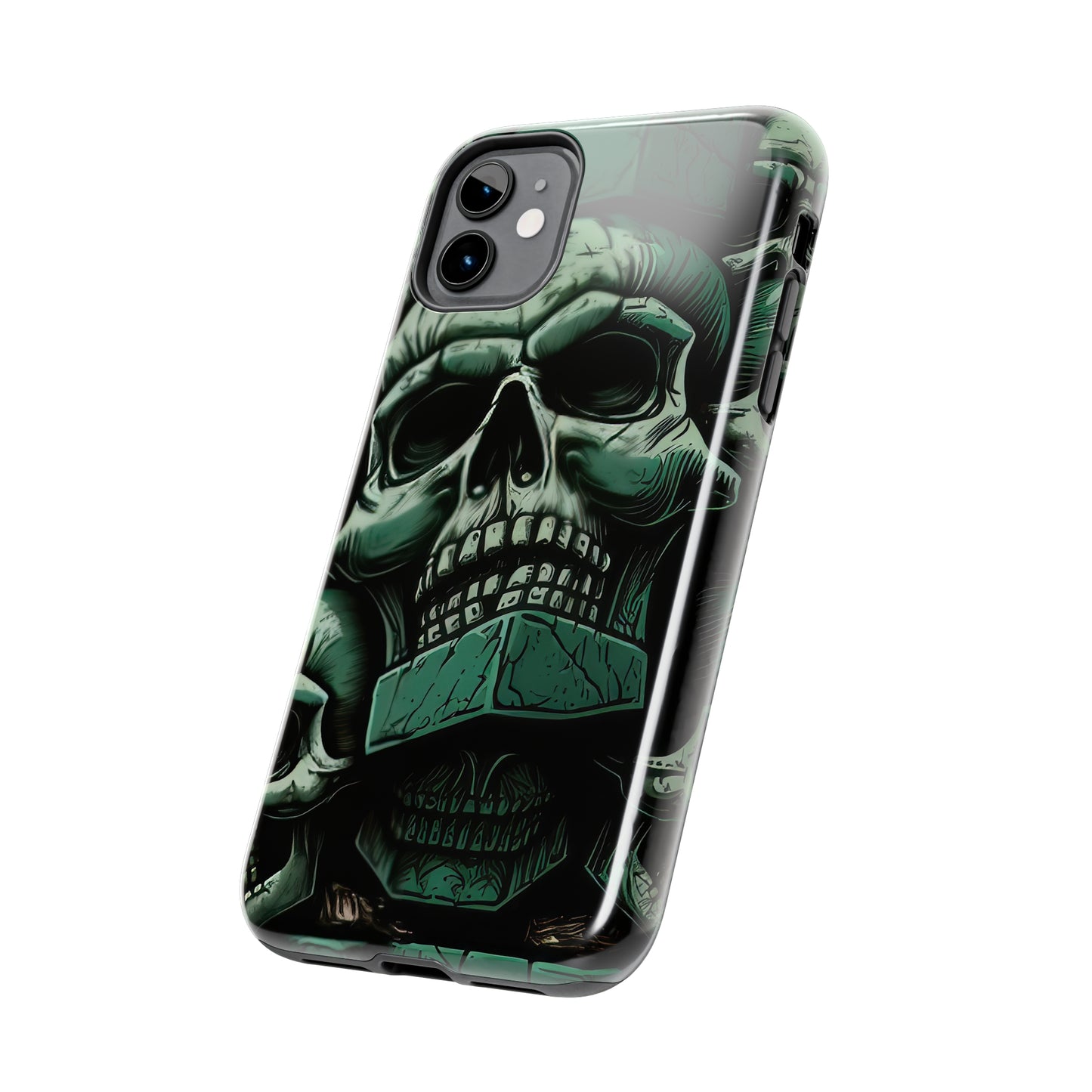 Metallic Chrome Skulls and classic Designed 15 Tough Phone Cases