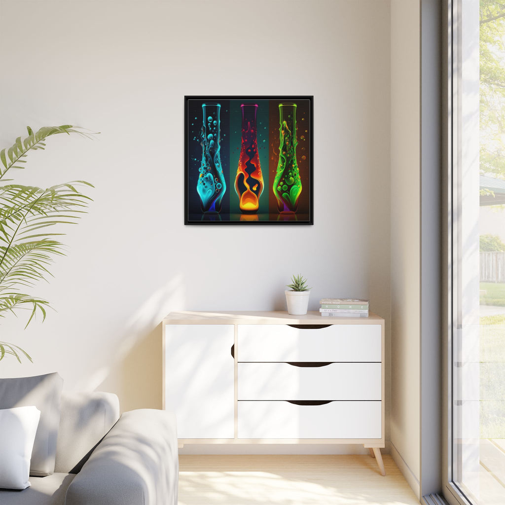 Three States of Flow, Art Print — Colorful Modern Wall Canvas