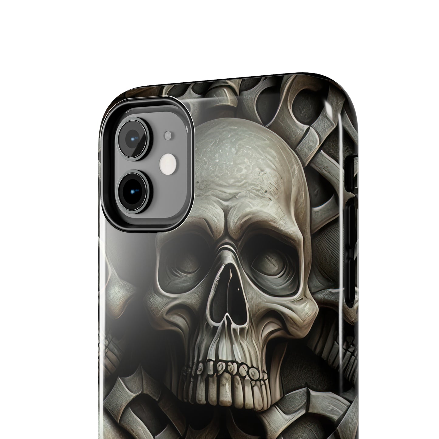 Metallic Chrome Skulls and classic Designed 19 Tough Phone Cases