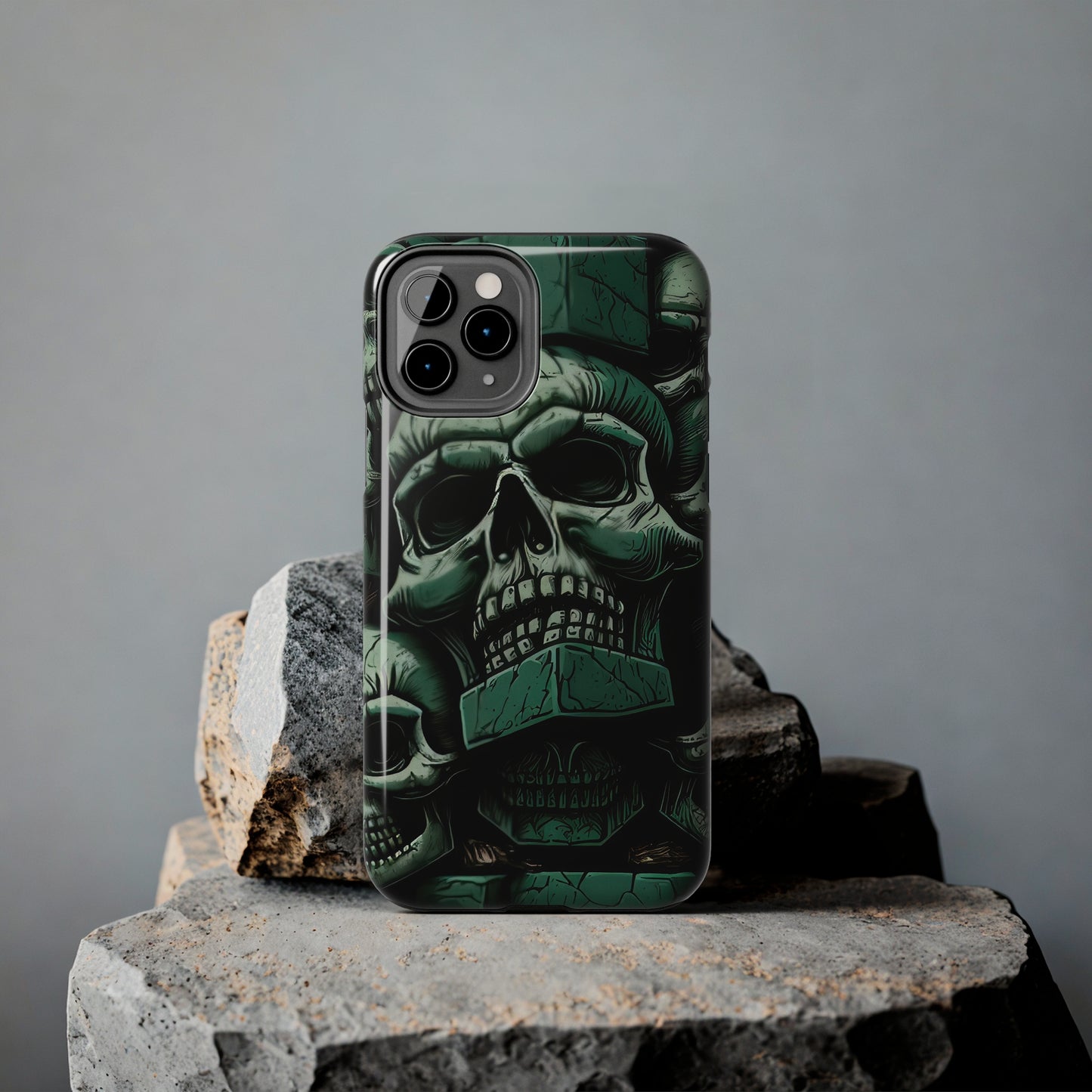 Metallic Chrome Skulls and classic Designed 15 Tough Phone Cases