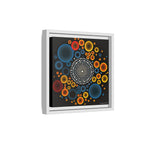 Harmonic Orbits, Matte Canvas, Framed (Multi-color)