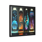 Elemental Currents, Art Print — Colorful Modern Wall Canvas