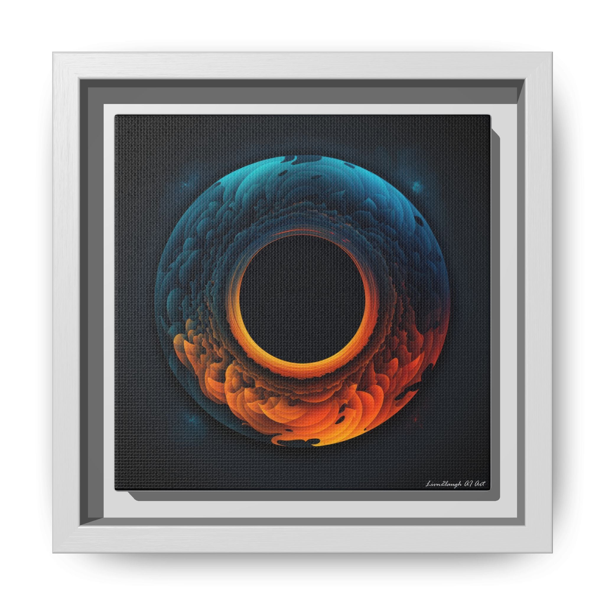 Molten Silence, Art Print — Colorful Modern Wall Canvas