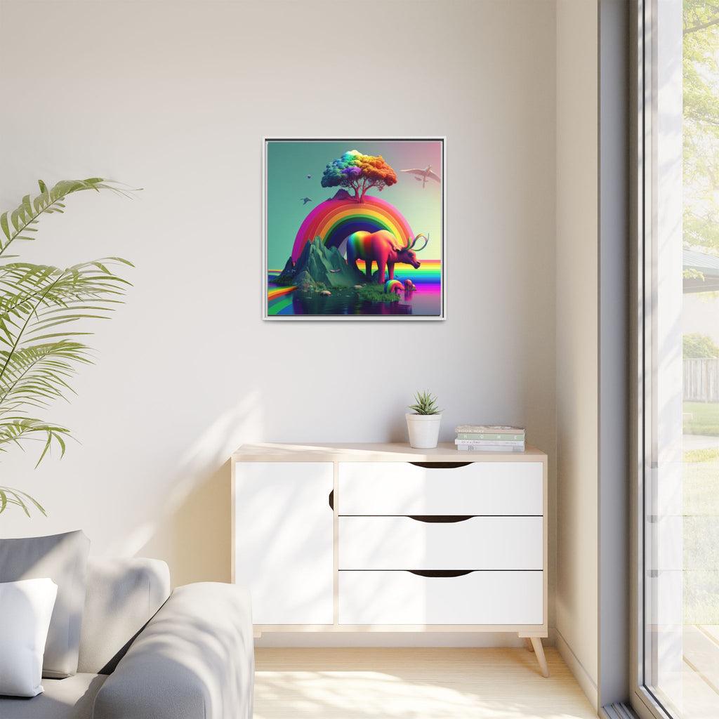 Sanctuary of Color, Art Print — Colorful Modern Wall Canvas