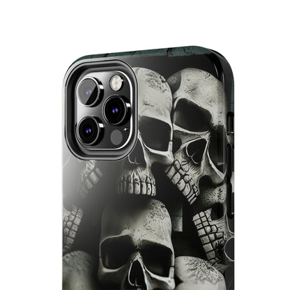 Metallic Chrome Skulls and classic Designed 11 Tough Phone Cases