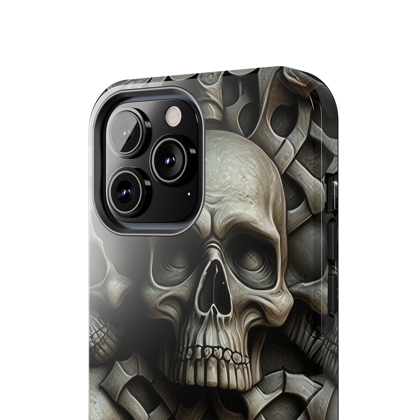 Metallic Chrome Skulls and classic Designed 19 Tough Phone Cases