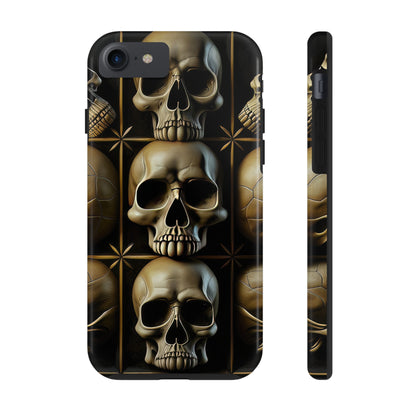 Metallic Chrome Skulls and classic Designed 19 Tough Phone Cases