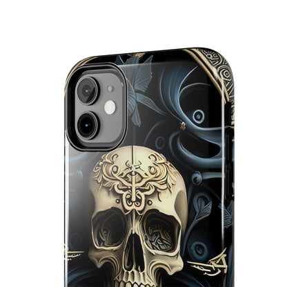 Metallic Chrome Skulls and classic Designed 6 Tough Phone Cases